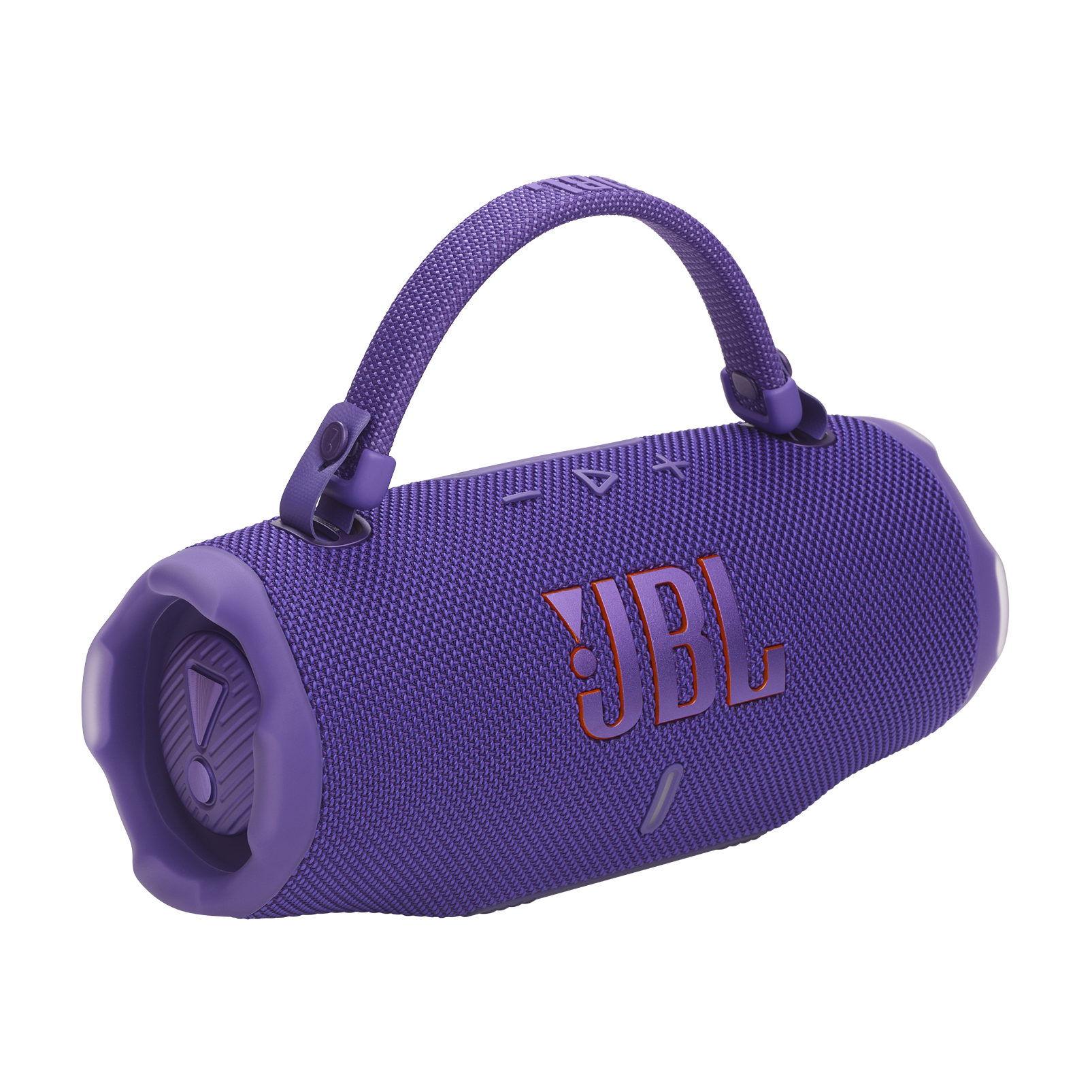 Bocina portátil jbl charge6 30w color púrpura resistente al agua y polvo